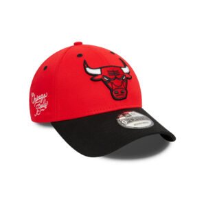 NEW ERA 9FORTY CHICAGO BULLS NBA SIDE PATCH RED