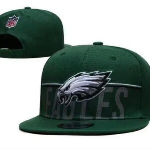 Green color Eagles cap design