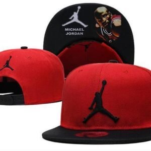 Black Jordan logo - Black and Red design