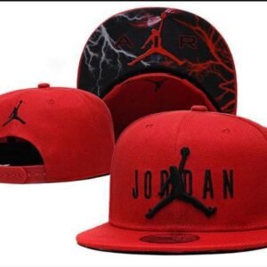 Fully red design - Black Jordan logo
