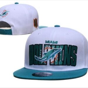 Whit and Light green Dolphin logo cap