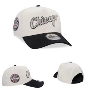 Two tone Premium cap Chicago Black and white