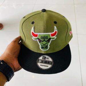 Black and green color Vintage Premium cap