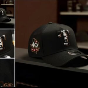 Black color design with T logo Branded