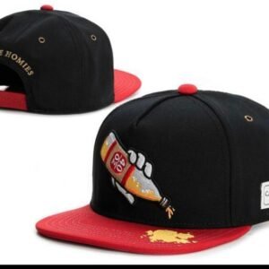 Black and Red design with cayler & sons logo