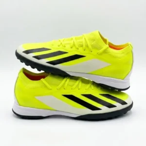 Laces Closure Men's Football shoes- Yellow
