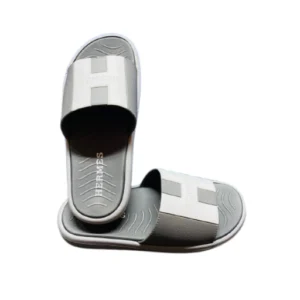 Men's casual slippers -slides H logo Black