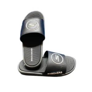 Men's casual slides - S logo black