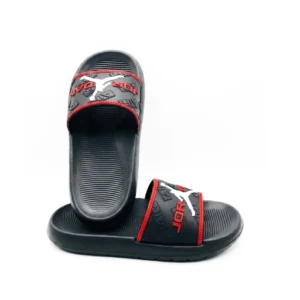 Men's casual slides - Jordan logo - Red design