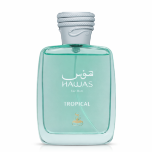 Hawas Tropical Perfume for Him – turquoise bottle with silver cap