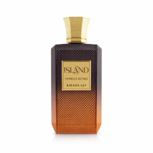 Island Vanilla Dunes Khadlaj perfume bottle on white background