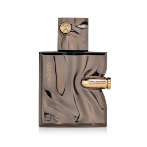 Ghost Spectre perfume bottle by French Avenue with smoky metallic finish and gold sprayer